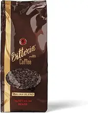 Vittoria Coffee 100% Arabica Italian Blend Espresso Coffee Beans 1 kg. Honey & Toasty Notes with a Medium Intensity, Perfect for Home Espresso Machines.