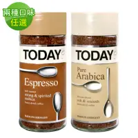 在飛比找momo購物網優惠-【TODAY】當代罐裝咖啡-濃縮&阿拉比卡 95g(兩種口味
