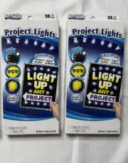 ArtSkills Clear String Craft Light Project Kit with Punch Tool TWO PACK