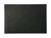 Maxwell & Williams Table Accents Leather Look Alligator Placemat Black