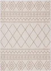 Global Enya Contemporary Beige Indoor / Outdoor Rug