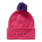 Neff Lawrence Endless Pom Beanie Magenta