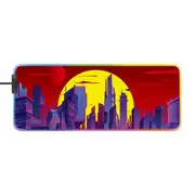 Powerwave RGB XL Gaming Mouse Pad - Light City