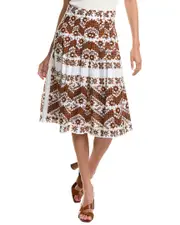 Samantha Sung Zelda Midi Skirt 6 White