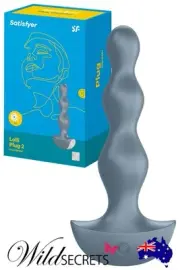 NEW Satisfyer 5.6 inch Lolli Plug 2 Vibrating Butt Plug, Sex Toy, Wild Secrets