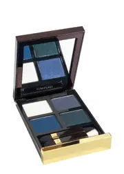 Tom Ford Eye Color Quad, Eyeshadow, Cobalt Rush, Matte, Satin