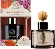 Bullsone Grasse Diffuser, Natural Car Air Fresheners, Luxury Car Perfume - Grapefruit & Peony Scent