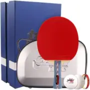 DHS Hurricane NO2 Ping Pong Paddle Professional Table Tennis Racket/Case