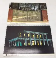 Vintage Lot of 2 Postcards Graceland Elvis Presley and Home of Loretta Lynn