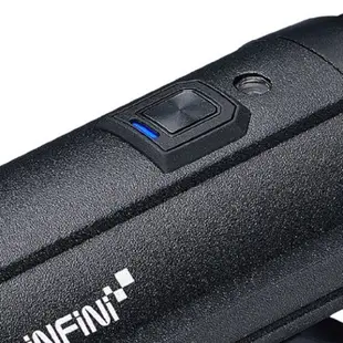 INFINI TRON 500流明高亮度USB充電式前車燈(黑)【7號公園自行車】