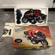 Radio Shack 1980 Nikko Japan 1/8 scale BMW Rider Toy Motorcycle RC R100RS