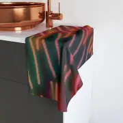 Abstract Lights Hand Towel, Vibrant Home Decor, Kitchen Towel, Gift Idea, Art