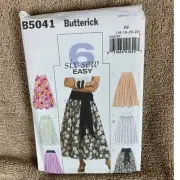 Butterick B5041 Six 6 Sew Easy Patterns Size FF 16 18 20 22 Skirts UNCUT