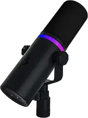 BEACN Dark Dynamic USB Mic for PC - Professional Microphone for Podcast, Gaming, Streaming - Studio-Quality Desk Mic for YouTube, Twitch, and Recording. Microphone for PC, Gaming & Streaming