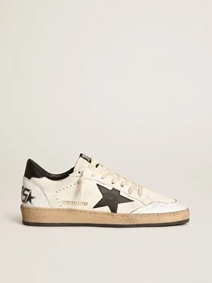 Golden Goose Ball Star Sneaker White Leather/Black sz 39 New in Box