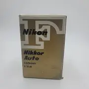 [Near MINT] Nikon NIKKOR-Q Auto 135mm f/2.8 Non-Ai Manual Focus MF Prime Lens