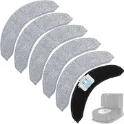 KiimSin 6 Pieces Mop Wipes Replacement Part for iRobot Roomba Combo J7/J7+/J9+/J9 Plus Robot Vacuum Cleaner Accessories, Reusable and High Cleaning Performance