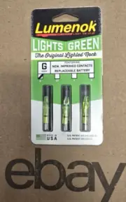 Lumenok Signature Lighted Nock Green - 3 Pack SL3G SAME DAY SHIPPING!