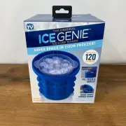 Ice Genie Ice Cube Maker Tray Holds Up to 120 Cube Silicone New in Box