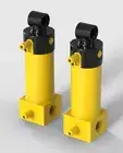 2 Lego Technic Pneumatic Cylinders (square,base,excavator,loader,crane,back,hoe)