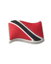Trinidad Wavy Flag Shoe Charm
