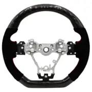 BLOX BXSW-50010-R for 15-21 Subaru Carbon/Alcantara Steering Wheel Red Stitching (for: Subaru)