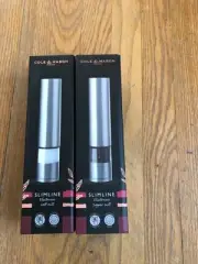 COLE & MASON (SET) Electric Salt & Pepper Mill. Brand New!