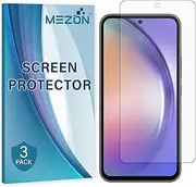 [MEZON] [3 Pack] Samsung Galaxy A54 5G Premium Hydrogel Clear Edge-to-Edge Full Coverage Screen Protector Film (Galaxy A54 5G, Hydrogel)
