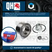 Wheel Bearing Kit fits FIAT PALIO 178 1.2 Front 1996 on QH 71714464 Quality New