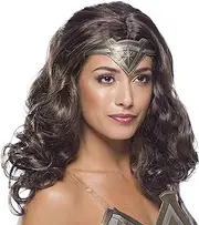 Rubie's womens Dc Comics Ww84 Wonder Woman Costume Wig, As Shown, One Size US