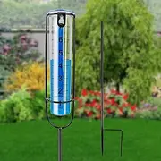 Rain Gauge for Garden, Frost-Proof, rain Gauge, Glass rainwater Gauge, rainwater Gauge with Ground Spike, Water Gauge for Outdoor rain Measurement for Yard, Deck, Garden Decoration, Garden