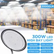100/200W 300W LED High Bay Light 7000K Waterproof UFO Commercial Industrial Lamp