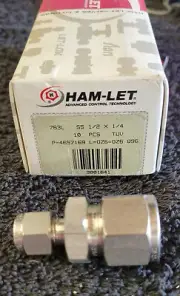 Ham-Let 763L SS 1/2 X 3/8 1/2" X 3/8" Reducing Union 3001643 Stainless Steel