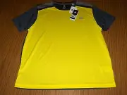 NWT: Adidas Performance Climalite Climamax Shirt in Viv Yel/Dark Onx/Grey XL