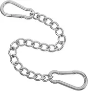 TOBBOMEY Stainless Steel Chain Dartboard Mounting Bracket Hanging Kit Horse Chain Hammock Balance Strap Punching Bag Hanging Chain Swing Hangers Heavy Duty Chain for Hanging Plants