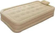 Inflatable Beds for Adults, Inflating Guest Bed Twin Built-in Pump, Automatic Blowing Portable Folding Sleeping Pad for Hiking