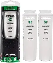 Refrigerator Water Filter 4, EDR4RXD1, ，Compatible for Maytag ，(UKF8001), Compatible for KitchenAid， Refrigerator Replace Water Refrigerator,Water Filter(2pcs)