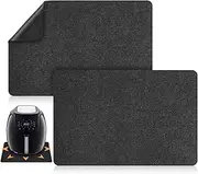 2 Pcs Heat Resistant Mat for Air Fryer,BetterJonny Kitchen Countertop Protector Mat, Non-Slip Appliance Moving,Kitchen Appliance Sliders Function for Ninja Air Fryer,Coffee Maker,Blender,Microwave