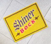 Shiner BOCK Rubber bar mats spill mat bar runner drip mat beer coasters mat pubs