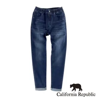 【California Republic】CALIFORNIA基本款寶藍鬆緊褲頭牛仔褲(男版)