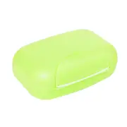 Travel Soap Container Waterproof Portable Bar Soap Case Holder Leakproof Soap Box for Home Hotel Green