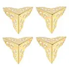 Brass Triangle Table Chair Cabinet Couch Legs Cabinet Cupboard Table Wardrobe