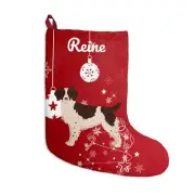 Liver Brittany Stocking Gift Brittany Spaniel Mom Dad Custom Christmas Stocking