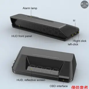 汽車車速表數顯車速電壓油耗水溫錶車載抬頭顯示器多功能車用抬頭投影儀