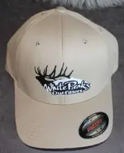 Elk White Peaks Outfitters YUPOONG Cap Hat FLEXFIT S-M Embroidered Logo