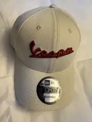 Vespa FA19 White OM Cotton 940 OSFM New Era Hat Cap Cream / Maroon