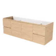 New England Joinery 1500mm Grandeur Wall Hung Vanity - Cabinet Only