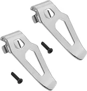 [SING F LTD] 2PCS Belt Clip Hooks Compatible with Milwaukee M12 12V Impact Driver Hammer Drill Power Tools Replacement Parts with 2PCS Screws Metal