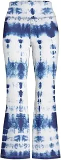 [Tutolipy] Girls Athletic Leggings Dance Workout Running Yoga Pants Bell Bottom Flare Kids Yoga Leggings High Waisted