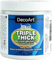 DecoArt Triple Thick Gloss Glaze - Jar, 8fl oz